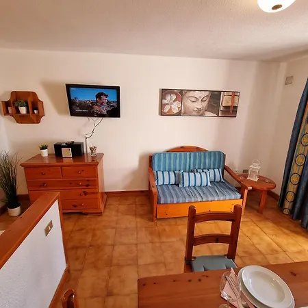 First Sealine Studio No 1 Directly On And Sea, Terrace, Heated Pool, Wifi Lägenhet Playa de las Americas (Tenerife)