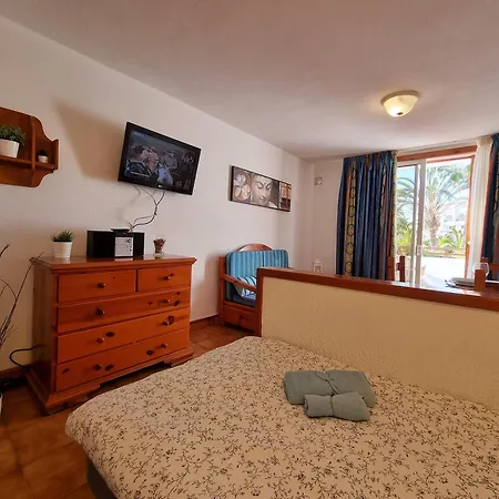 First Sealine Studio No 1 Directly On And Sea, Terrace, Heated Pool, Wifi Lägenhet Playa de las Americas (Tenerife)